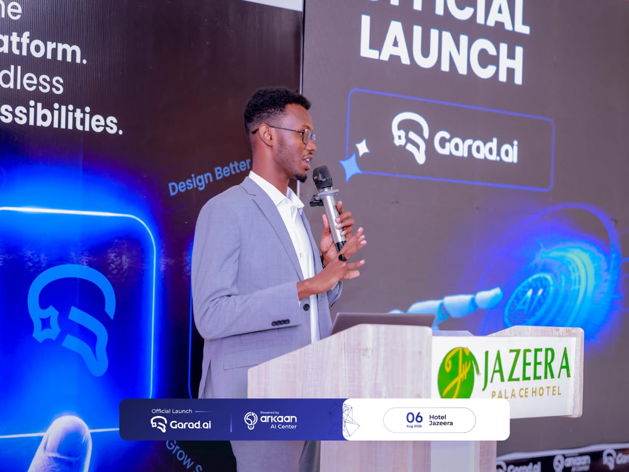 Jabir presenting